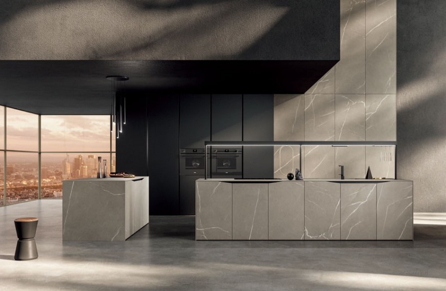 义大利前卫石材厨房 Snaidero大胆艺术创作