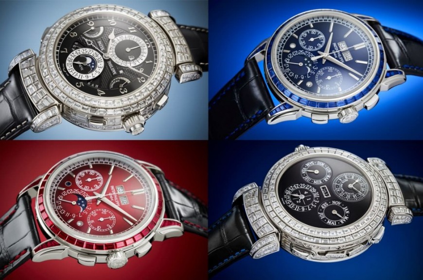 百達翡麗發表6300和5271共四款珠寶鑲嵌頂級版本