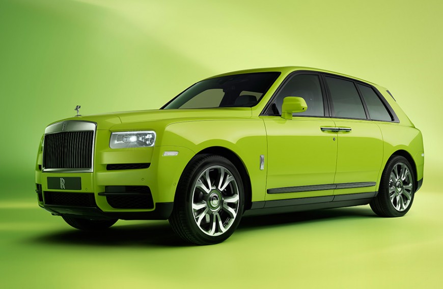 劳斯莱斯SUV时尚大作 Rolls-Royce Cullinan “大胆新色加星光尾门”超抢眼