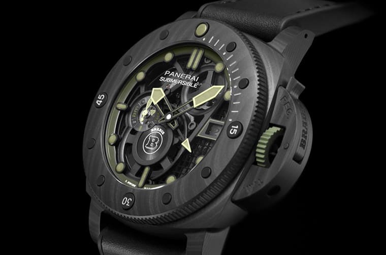 沛纳海联手宾士御用改装厂BRABUS打造特别版Submersible潜水表