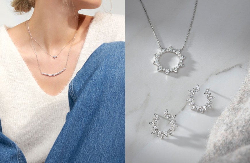 春意盎然绽放闪耀  Hearts on Fire最新 Aerial 系列打造现代女性新形象