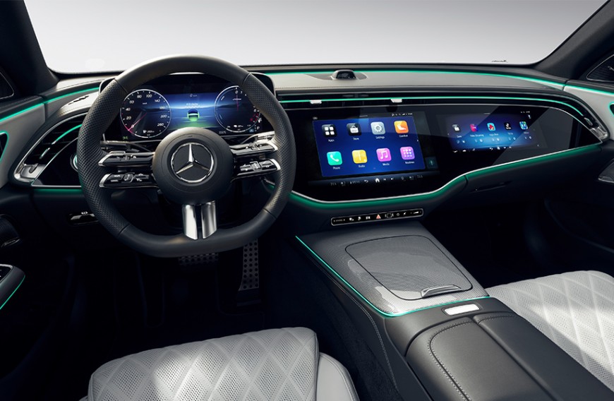 多項豪華科技還能防暈車 第六代賓士E-Class大改款內裝設計公開