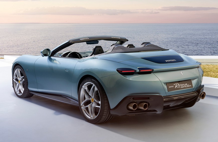 [夢幻車圖集] 人間最美超跑 Ferrari Roma Spider軟頂敞篷