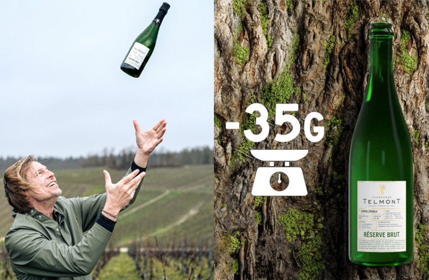 天梦Telmont逐步採用业界最轻量的香檳酒瓶
