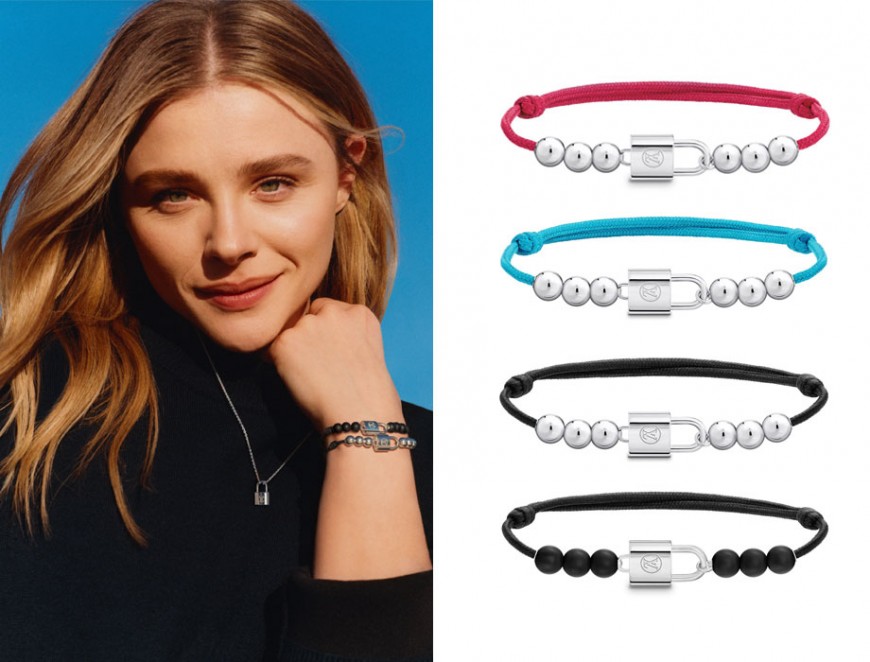 路易威登与UNICEF推出全新Silver Lockit串珠手链