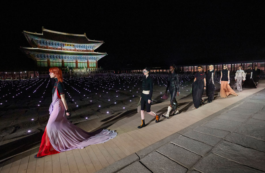 Gucci 2024早春系列南韓景福宮大秀典藏元素