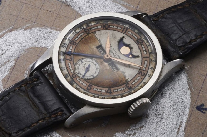 清朝皇帝溥仪的百达翡丽96全日历月相表拍出近2亿台币天价