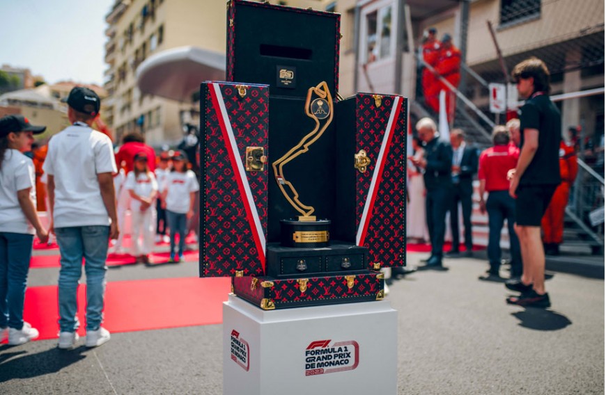 路易威登第80屆摩納哥F1大獎賽硬箱獎盃亮相