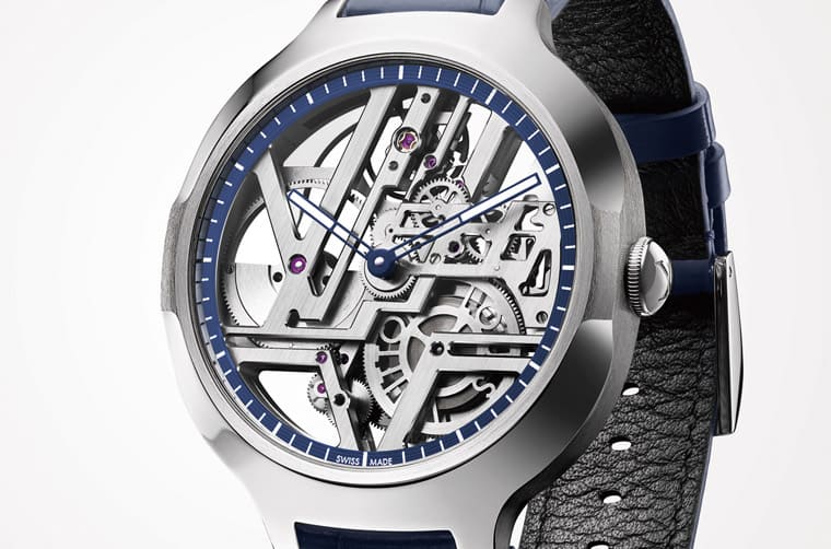 LV Voyager首見鏤空設計 鉑金錶殼烘托路易威登高級製錶品味