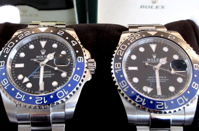 劳力士手表的蓝宝石水晶镜面有个很重要的隐藏式防偽设计