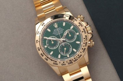 劳力士绿金迪116508一年内价格降10% 最新行情揭晓