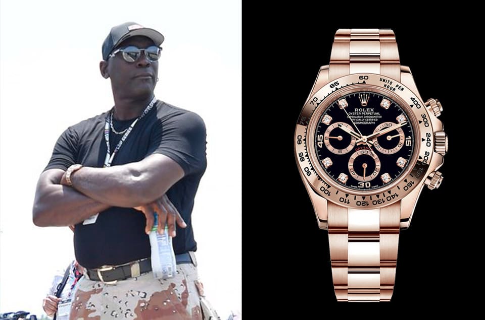 「籃球大帝」Michael Jordan戴百萬勞力士現場督軍自家NASCAR車隊比賽