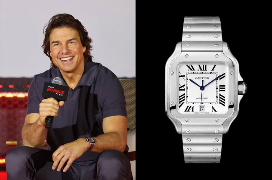 汤姆克鲁斯全球宣传《不可能的任务：致命清算 第一章》 手上接力出现卡地亚等名表