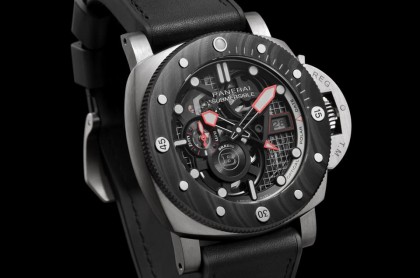 沛纳海携手宾士御用改装厂BRABUS四度打造Submersible镂空潜水表