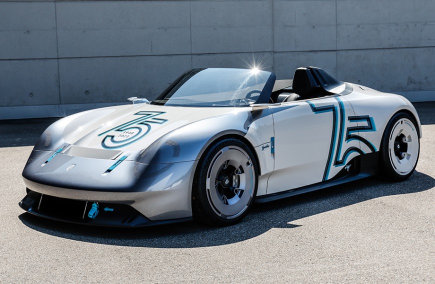 「致敬保时捷第一辆跑车」Porsche Vision 357 Speedster电动概念车曝光