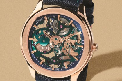 PIAGET Polo镂空表首见三色机芯 创作灵感来自意想不到的原因