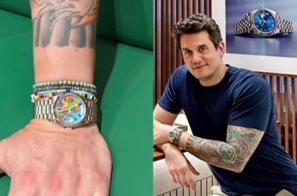 音樂才子John Mayer總算入手排隊等很久的2023年勞力士新錶