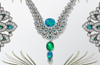 一次欣賞卡地亞設計風格「MARKERS OF STYLE」頂級珠寶展出多款項鍊戒指手環