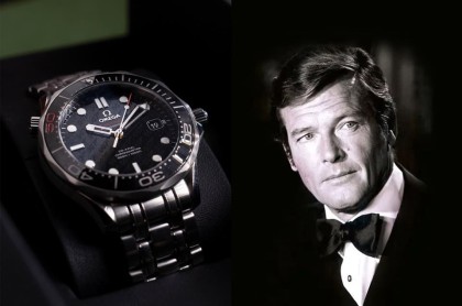 007龐德男星羅傑摩爾私人收藏品拍賣 歐米茄特別版手錶也入列