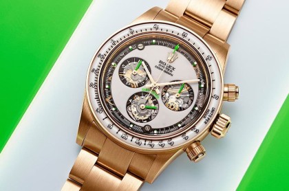 魔力紅主唱亞當李維改造自己的勞力士Daytona 「霓虹綠」夜光風格超狂妄