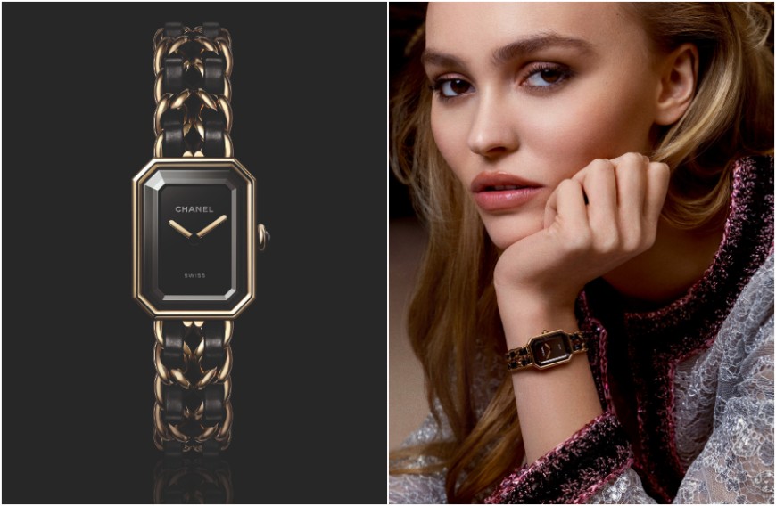 莉莉蘿絲戴普化身2023香奈兒CHANEL PREMIÈRE 腕錶－原創款大片主角