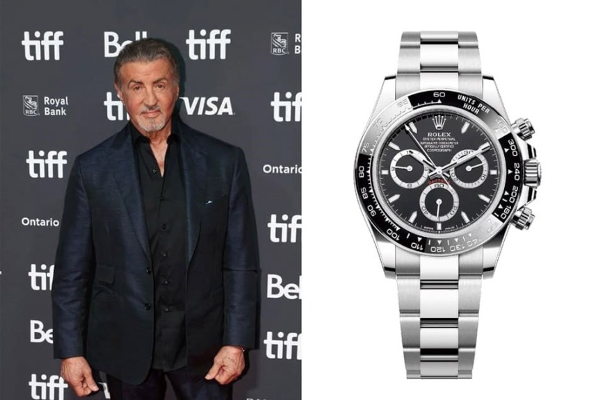 好莱坞巨星席维斯史特龙出席自传纪录片首映 手上劳力士是今年必追爆款