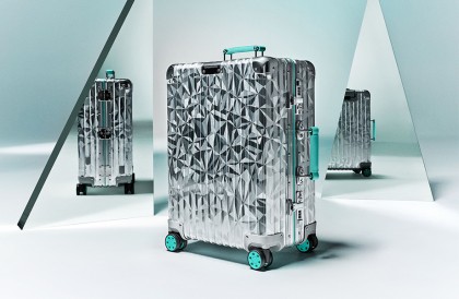 2023时尚梦幻之作「RIMOWA x Tiffany & Co.」登机箱、珠宝收纳箱