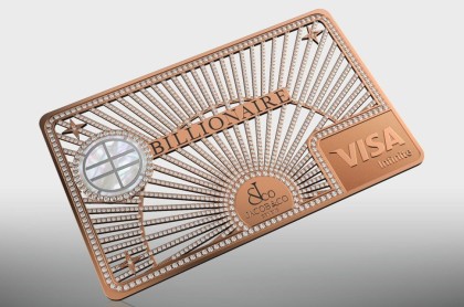 JACOB & CO億萬富翁信用卡“只做150張” 卡片鑲滿天星美鑽豪奢無極限