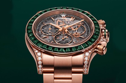 用宝石重新点缀玫瑰金Daytona 表主的改装动机令人好奇