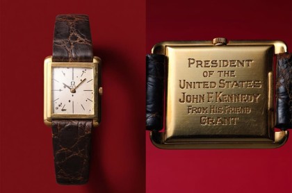 親眼見識美國甘迺迪總統戴過的錶 歐米茄11月紐約錶展超吸引人