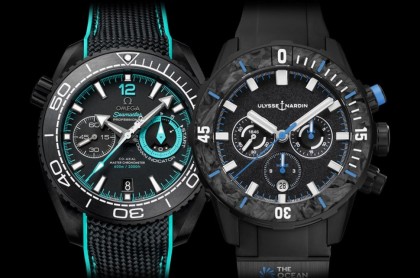 帆船队伍联名计时码表 欧米茄海马与雅典表Diver比较