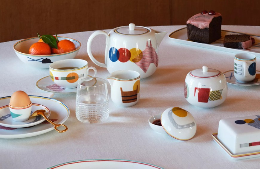 愛馬仕2023全新餐瓷系列「 Saut Hermès」充滿童趣美好生活