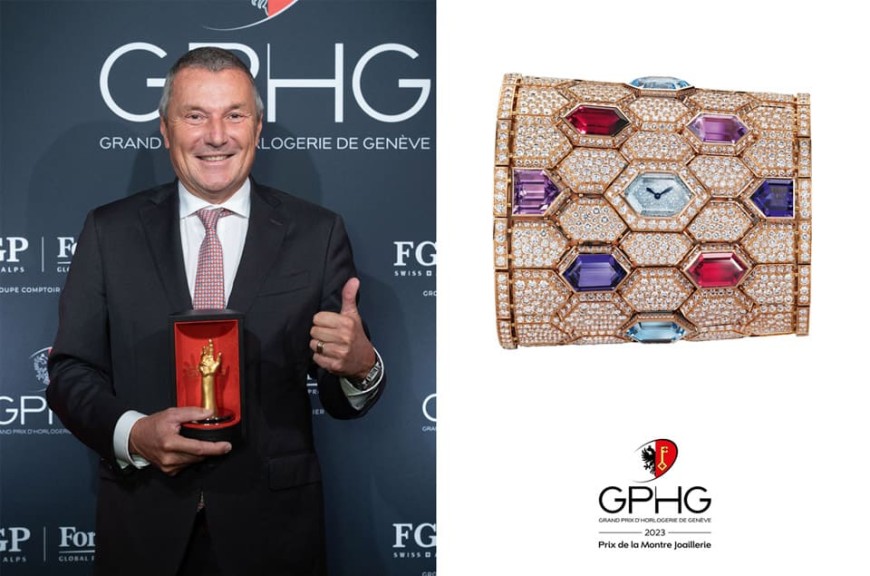 宝格丽Serpenti连庄日内瓦钟表大赏最佳珠宝表奖 尽展当代「彩宝艺术大师」身手
