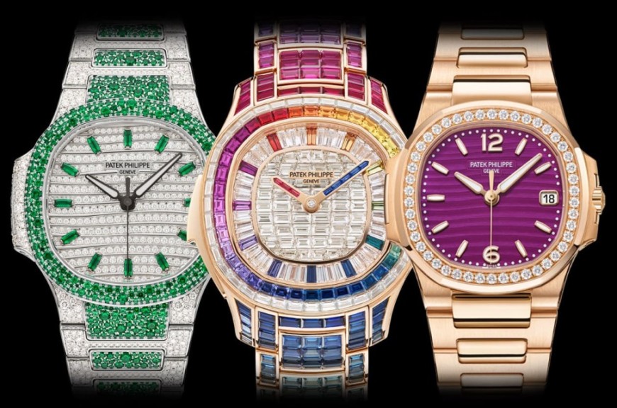 高級珠寶版本Aquanaut及Nautilus金鷹 百達翡麗大展優異珠寶鑲嵌工藝