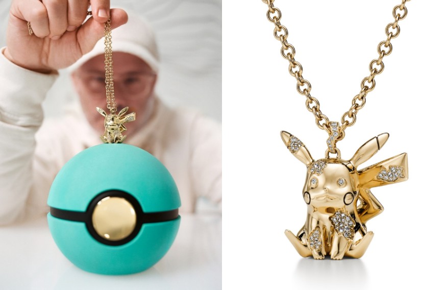 Tiffany最新人气「宝可梦」联名系列  小蓝盒宝贝球、皮卡丘项链梦幻上线