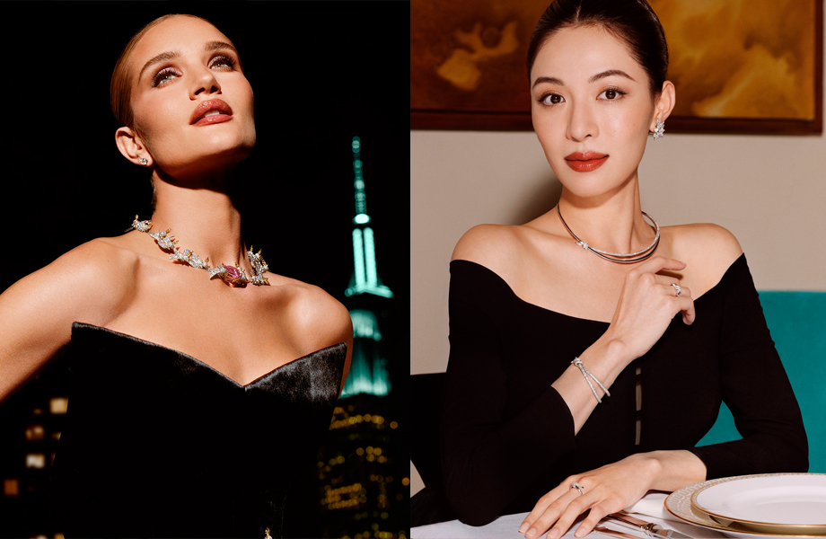 萝西杭亭顿怀特莉、钟楚曦献上Tiffany圣诞佳节形象广告