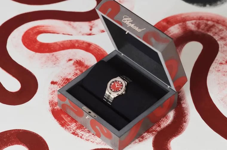 蕭邦專為特定市場創作Alpine Eagle阿胖鷹漸層紅面 藝術氣息濃厚