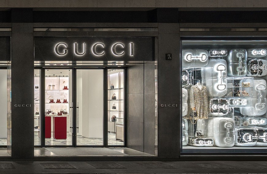 GUCCI米兰精品旗舰店重新开幕「可订2024春夏时装秀款式」