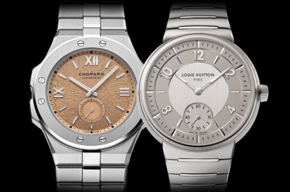 萧邦Alpine Eagle与路易威登Tambour低奢小三针比较