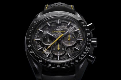 欧米茄超霸月之暗面阿波罗8号登月表升级3869机芯 面盘有一新设计亮点