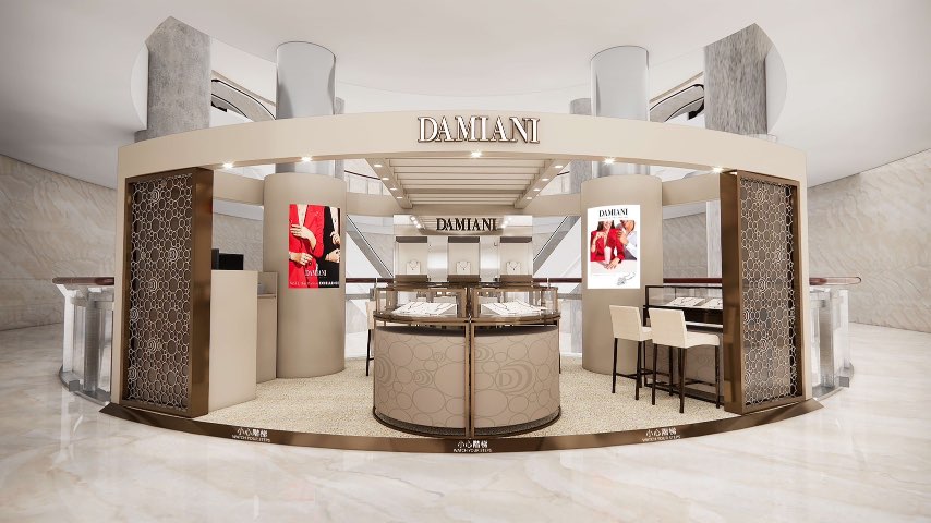 DAMIANI珠宝盒时尚概念店 进驻台北101
