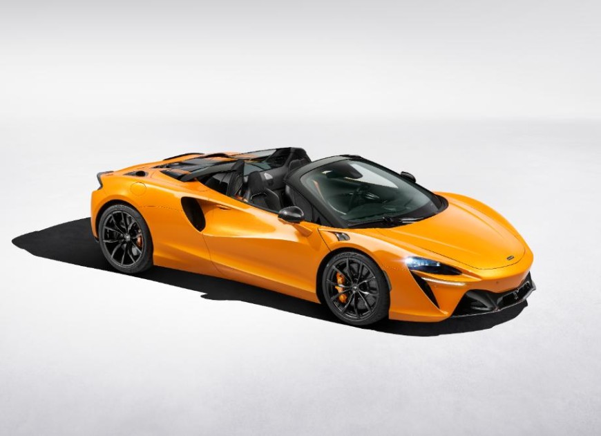 麥拉倫700匹油電敞篷McLaren Artura Spider報價1528萬