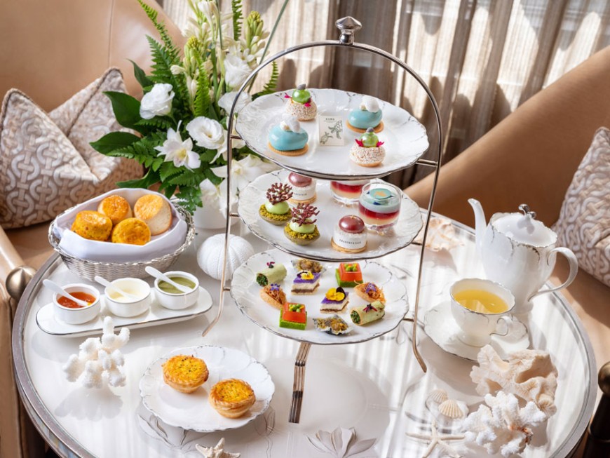 台北文华东方酒店跨界携手有机保养品牌香緹卡推出下午茶饗宴