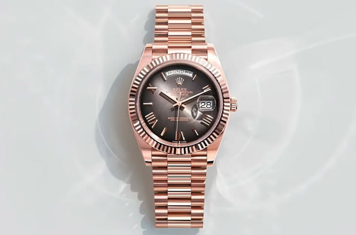 劳力士在2024奥斯卡奖绿坊休息室抢先展出一款全新Day-Date总统表