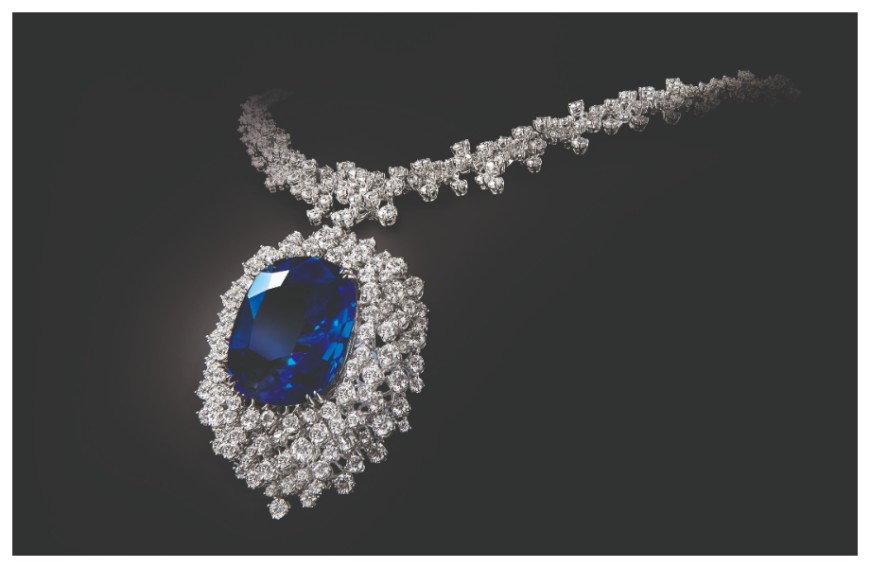 义大利百年品牌DAMIANI「100 X 100创世顶级珠宝首展」 百克拉皇家蓝宝石项链领军