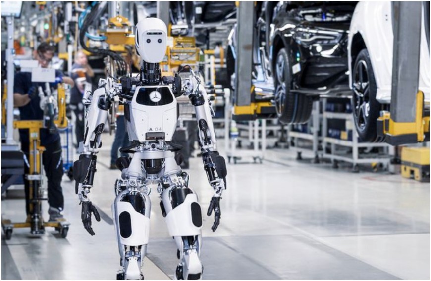 Mercedes-Benz「新人報到」 Apollo人形機器人協助賓士生產
