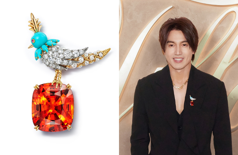 Tiffany & Co. 蒂芙尼全新「彩虹石上鸟胸针」首次亮相