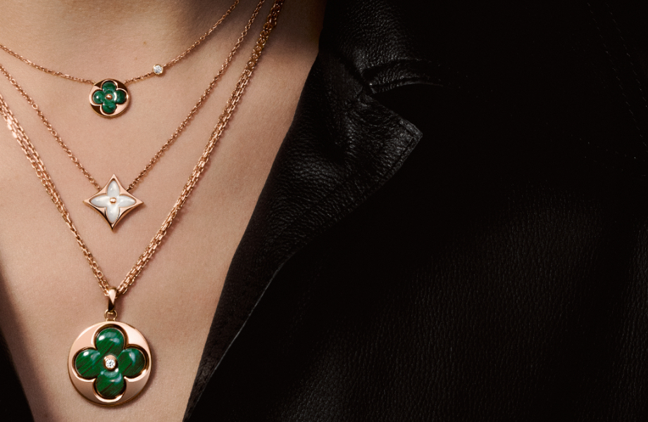 LV珠寶Color Blossom系列 首次採用天河石薄荷色調清新迷人