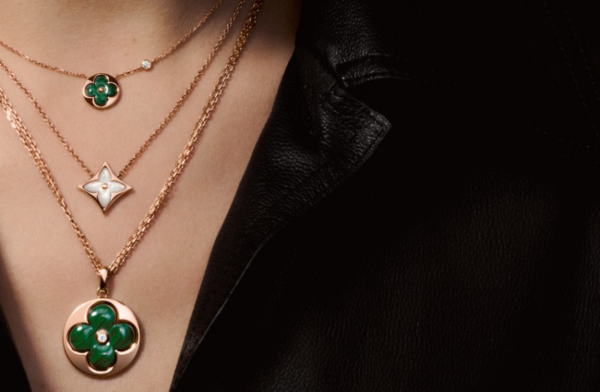 LV珠寶Color Blossom系列 首次採用天河石薄荷色調清新迷人