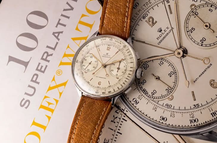 劳力士二战飞行计时码表拍卖成交金额破亿！